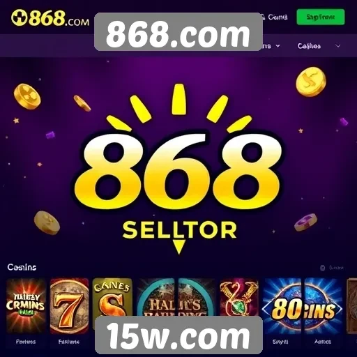Avaliação das opções de jogos disponíveis no 868.com